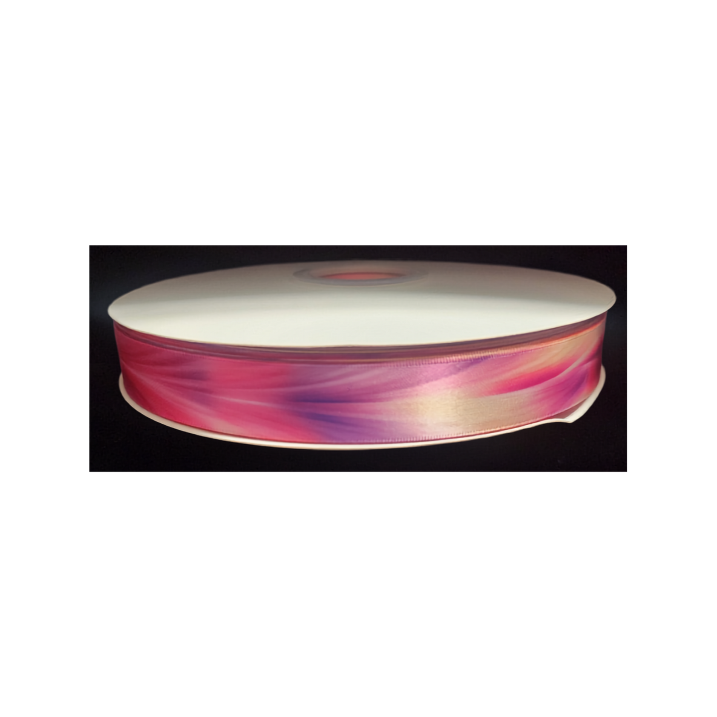 Aurora Hibiscus Double-faced Satin Ribbon