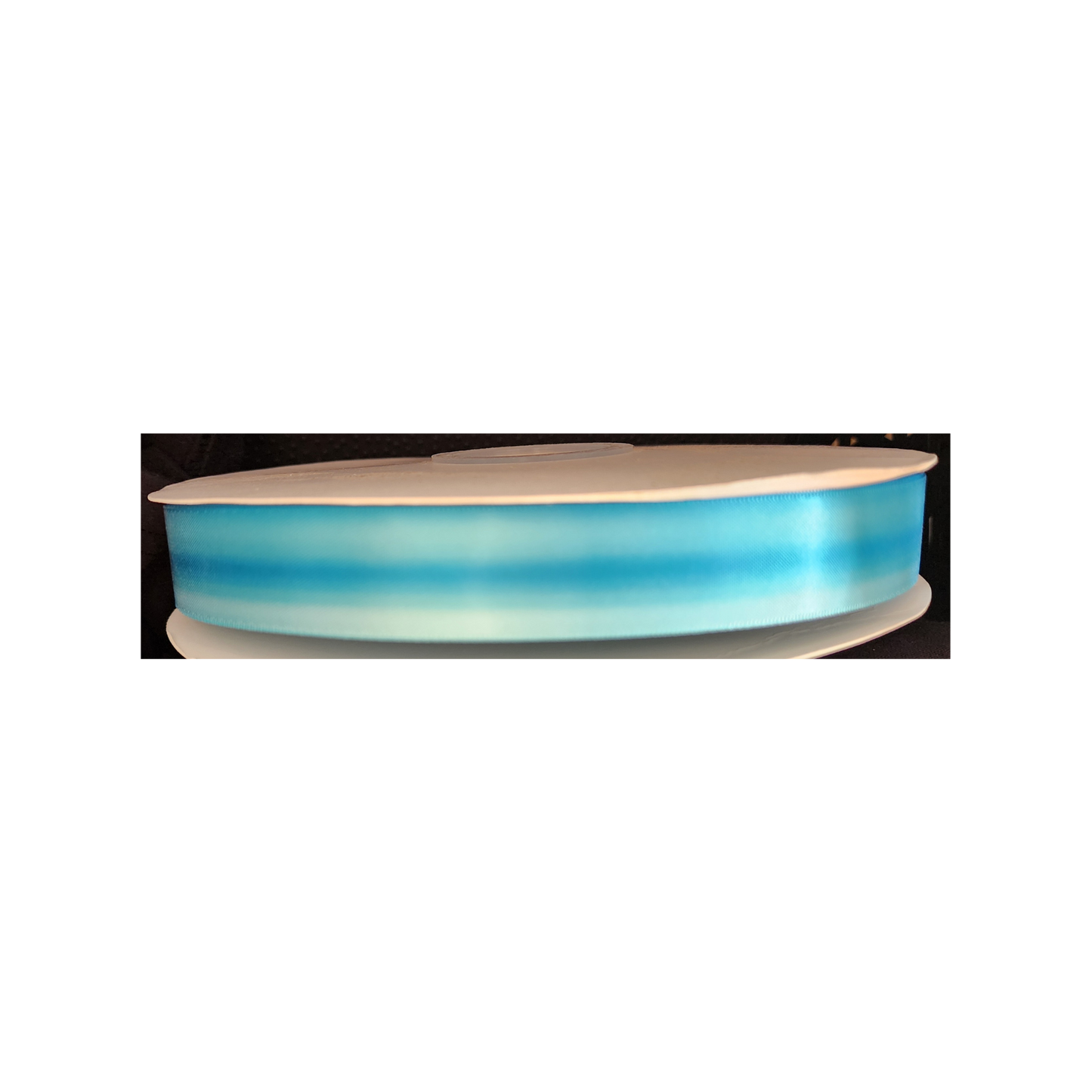 Blue Hawaiian Double-faced Satin Ribbon