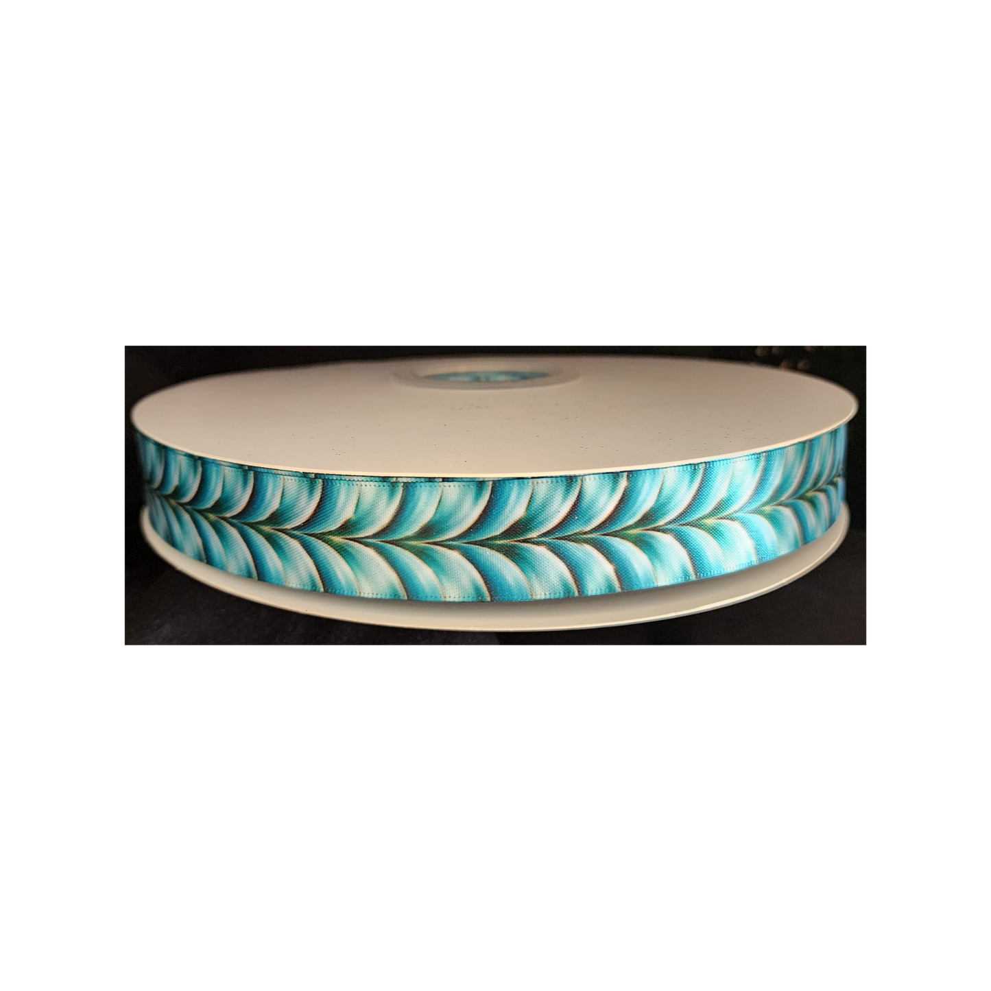 Jade Vine Double-Faced Satin Ribbon