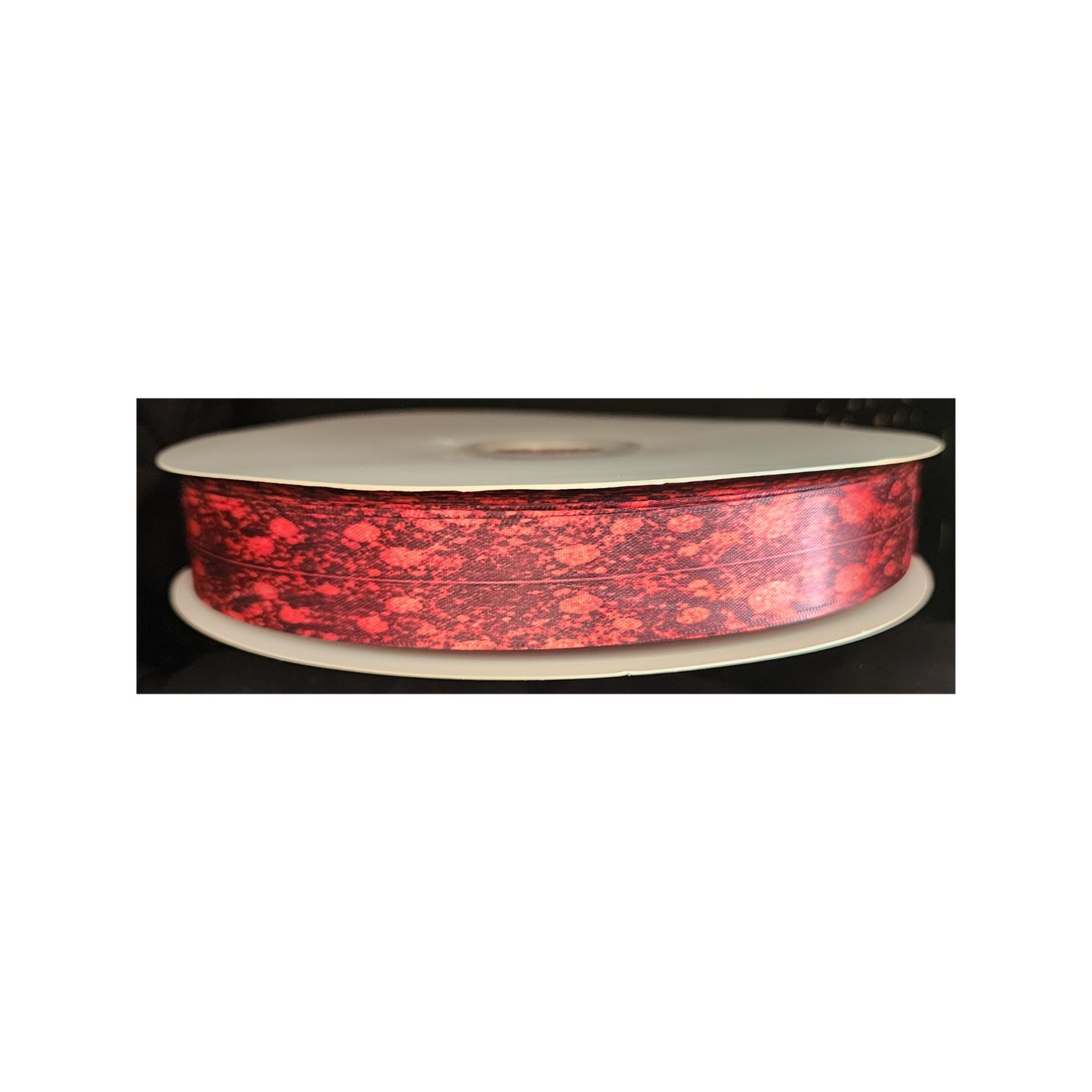 Red Croton Double-faced Satin Ribbon