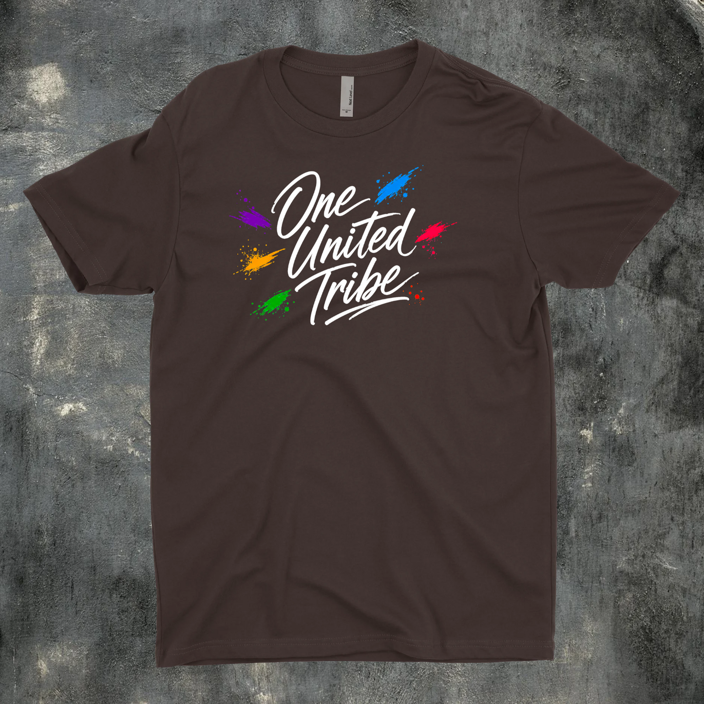 One United Tribe Paint Splash Logo Tee