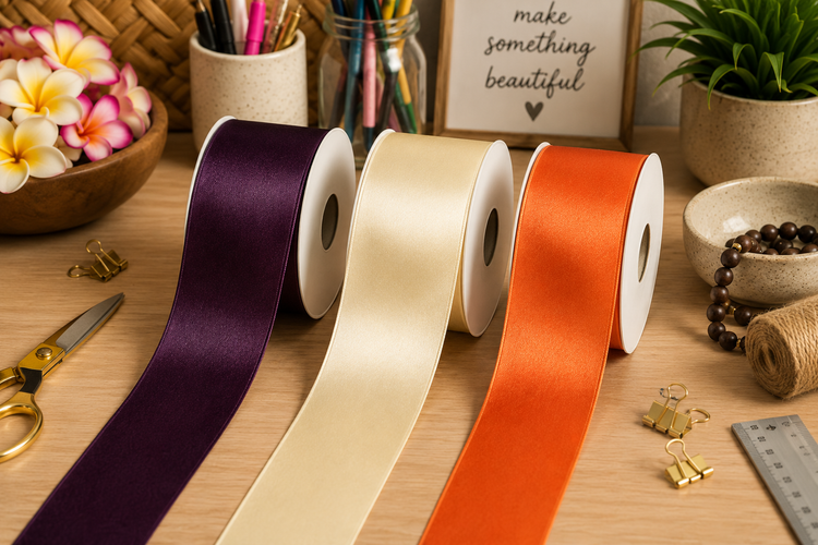 Rivan Ribbons™ Double-Faced Solid Ribbon