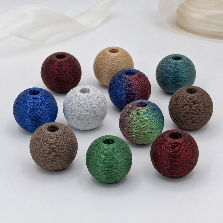 Space 'Ems 101 ridged lei spacers in assorted colors