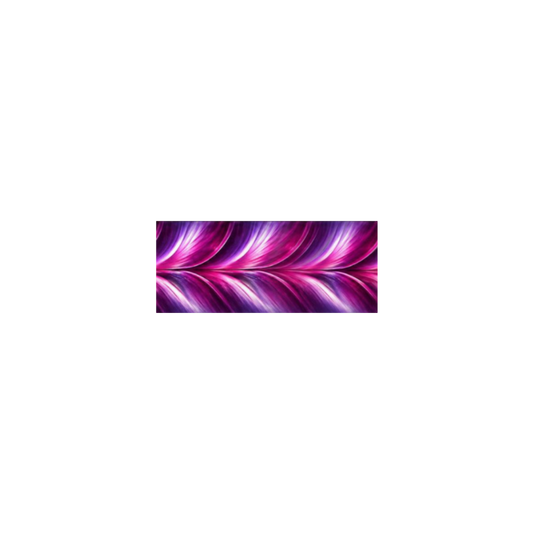Amethyst Plumeria Double-Sided Satin Ribbon