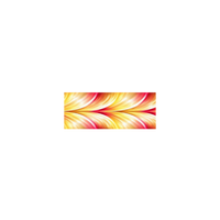 Golden Plumeria Double-Faced Satin Ribbon