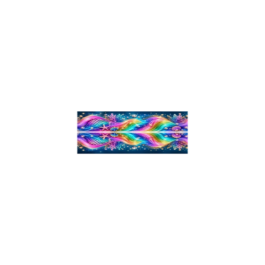 Mermaid satin ribbon design