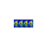 Peacock Double-faced Satin Ribbon