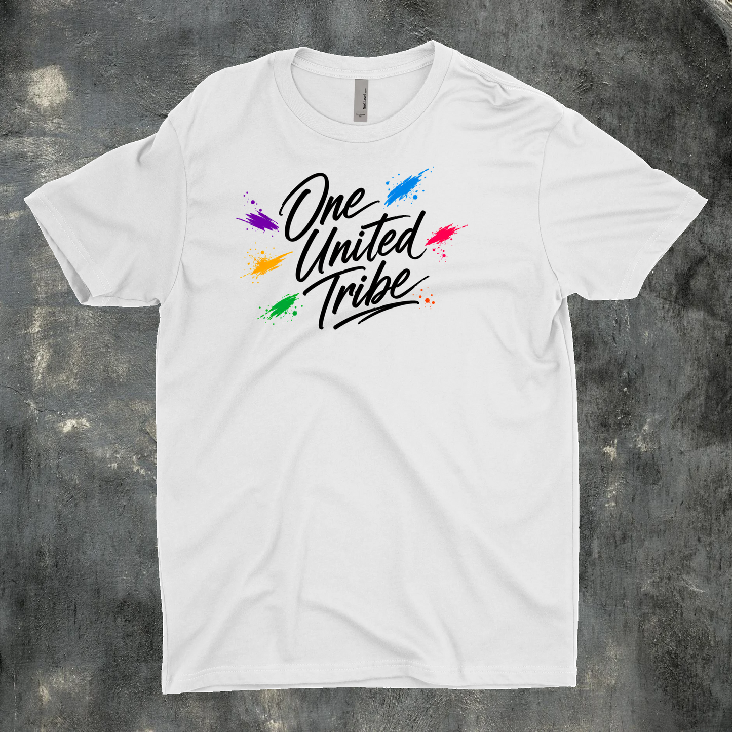 One United Tribe Paint Splash Logo Tee