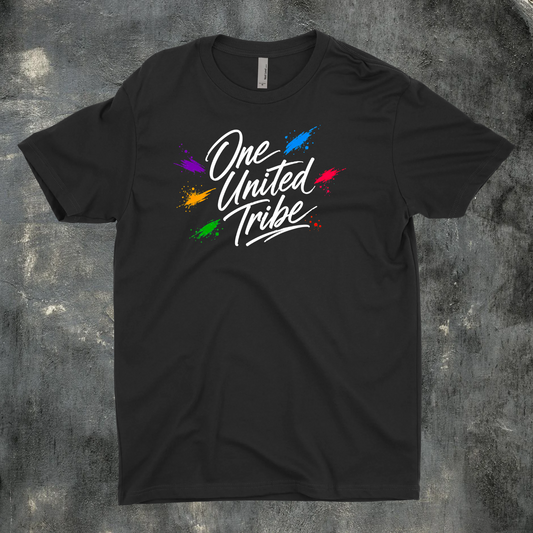 One United Tribe Paint Splash Logo Tee