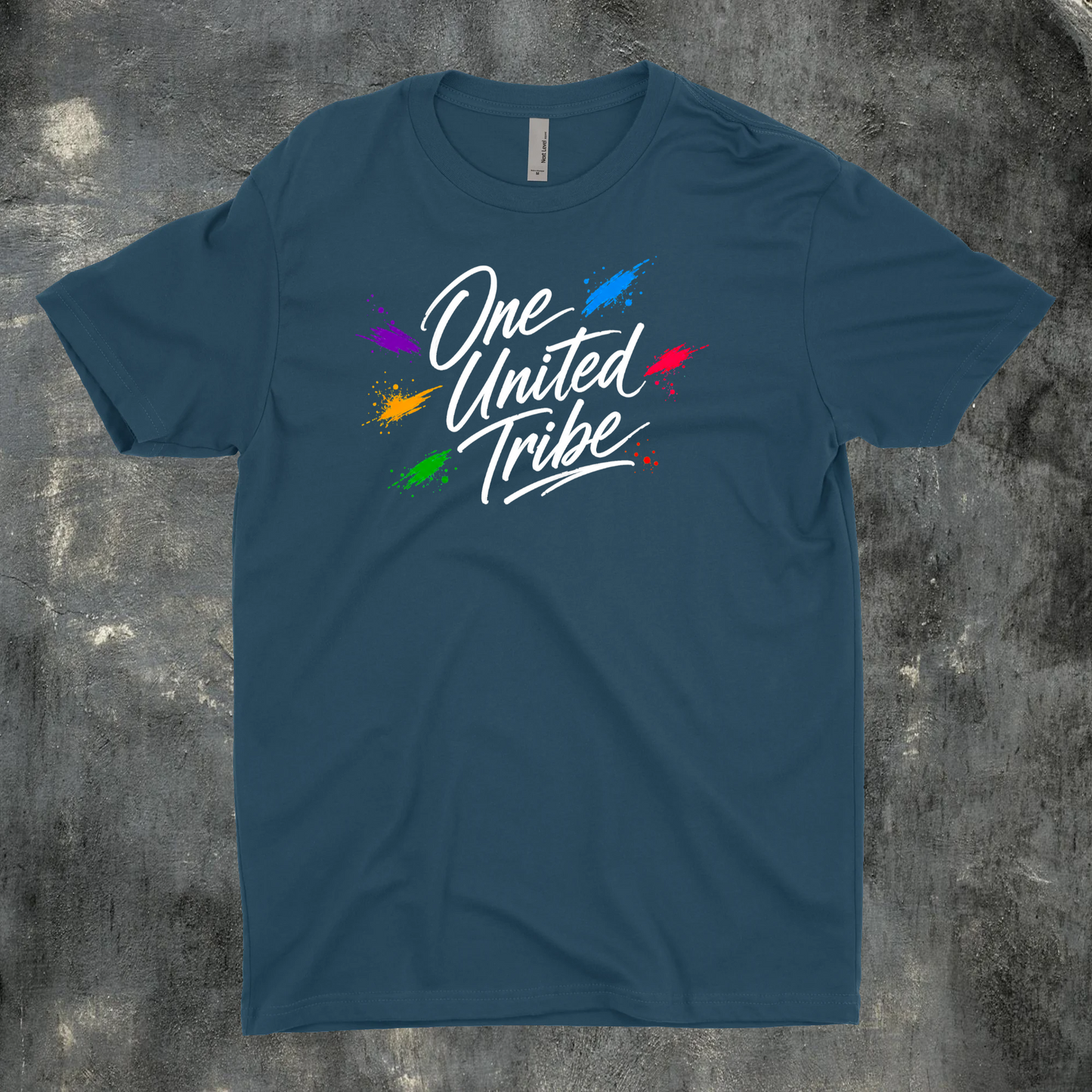 One United Tribe Paint Splash Logo Tee