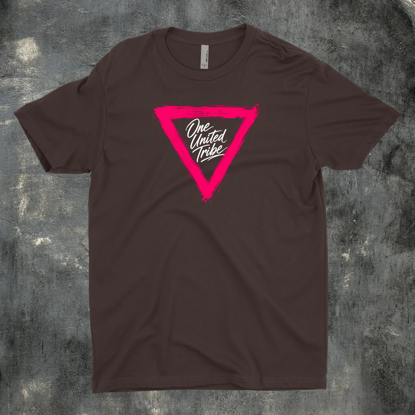 One United Tribe Pink Triangle Tee