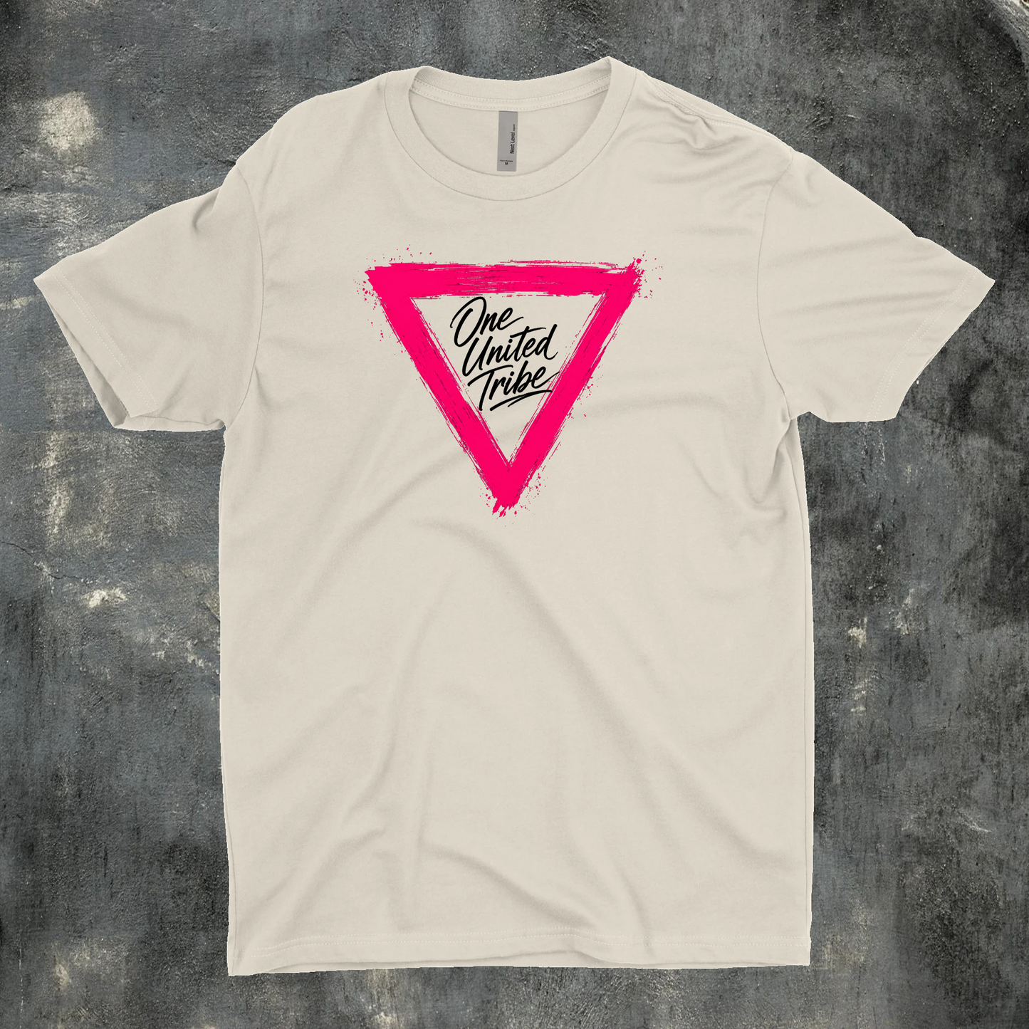 One United Tribe Pink Triangle Tee