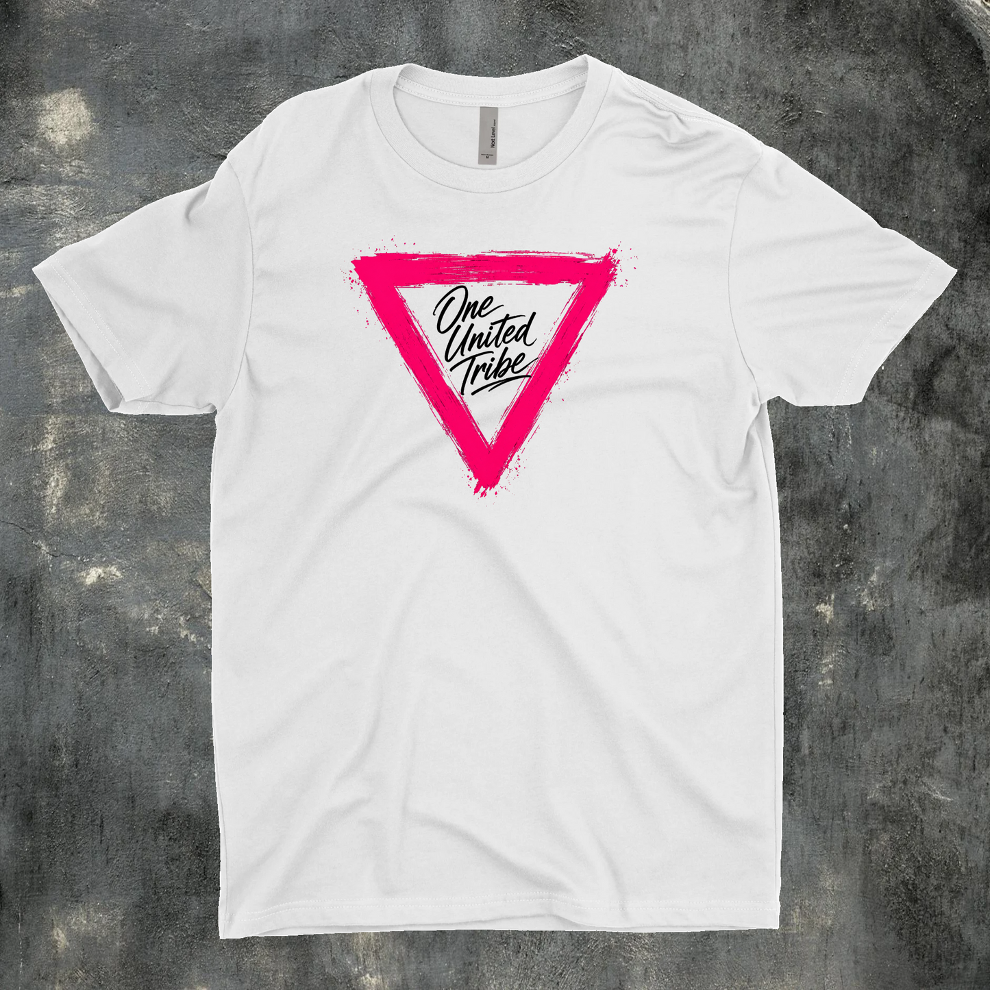 One United Tribe Pink Triangle Tee