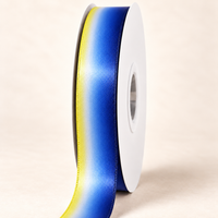 Pacific Blue- Double-Faced Satin Ribbon
